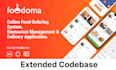 create a complete food delivery application