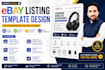 design a professional ebay listing template that increases conversions