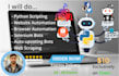 do python selenium web automation and web scraping