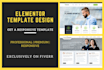 clone web page into wordpress page template or elementor template