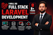 do laravel full stack web development