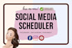 schedule your posts for ig fb and pinterest
