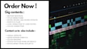 do cinematic video editing, motion graphics animation titles