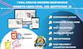 design professional responsive website using HTML, CSS, js