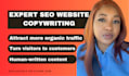 be your strategic website copywriter and SEO expert