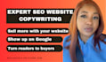 be your professional website content writer, SEO copywriter