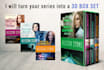create a 3d box set for your book series