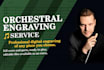engrave your orchestral score and extract parts