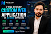 develop custom web application or ai saas software