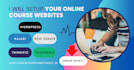 design thinkific website setup courses and funnels
