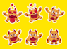 make cute character emoticon, stickers,mascot