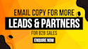 provide expert email copywriting to improve your sales and customer outreach