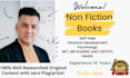 write nonfiction ebook, kindle ebook, paperback