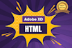 do HTML CSS work from adobe xd design
