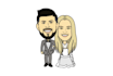 do caricature character vactor illustration