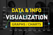 create animated info graphic charts, graphs and diagram