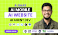 be full stack ai website ai mobile app ai saas app ai agent chatbot developer