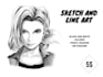 sketch, line art high quality illustrations and portraits
