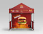 design promotional canopy tent booth flag banner umbrella