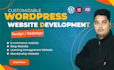 design wordpress website development, business website