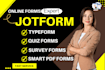 create amazing online jotform in 24 hours