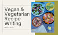 write recipes with food photography for your blog, cookbook