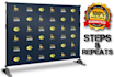 design red carpet backdrop,step and repeat in 24 hours