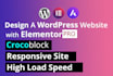 do professional wordpress website with elementor pro