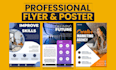 design professional flyer or poster