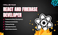 develop full stack web apps using react,nextjs and firebase