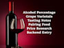 do wine data entry and research them in excel or website