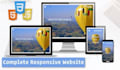 design professional responsive design using HTML CSS and js using ai agents