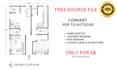 draw an architectural floor plan by autocad