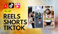 edit your instagram reels, tiktok, captions video, shorts