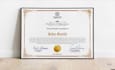 design professional certificate and diploma template