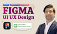 design website UI UX, landing page and dashboard design in figma