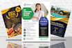 design creative unique professional corporate business flyer