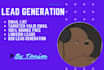 do lead generation, valid email list building jobs