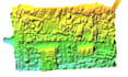 drone image process with 3d model,dsm dtm ,orthomosaic by agisoft,pix4d