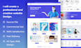 create a professional and creative website design