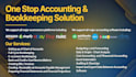 do bookkeeping for quickbooks, xero, zoho, amazon, ebay, etsy, setups, cleanups