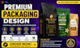 coffee bag packaging, product label, food pouch or custom packaging