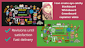 do white, green, and blackboard explainer doodly videos