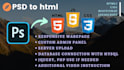 do PSD to html full responsive website conversion
