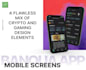create a outstanding and modern mobile app design