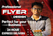 design professional eye catchy flyer