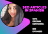 write spanish SEO article for you