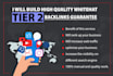 do high authority tier 2 backliks for SEO ranking