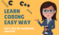 teach and help you learn c plus plus, c, python,js,java
