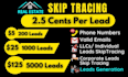 do real estate skip tracing and llc skip tracing in bulk